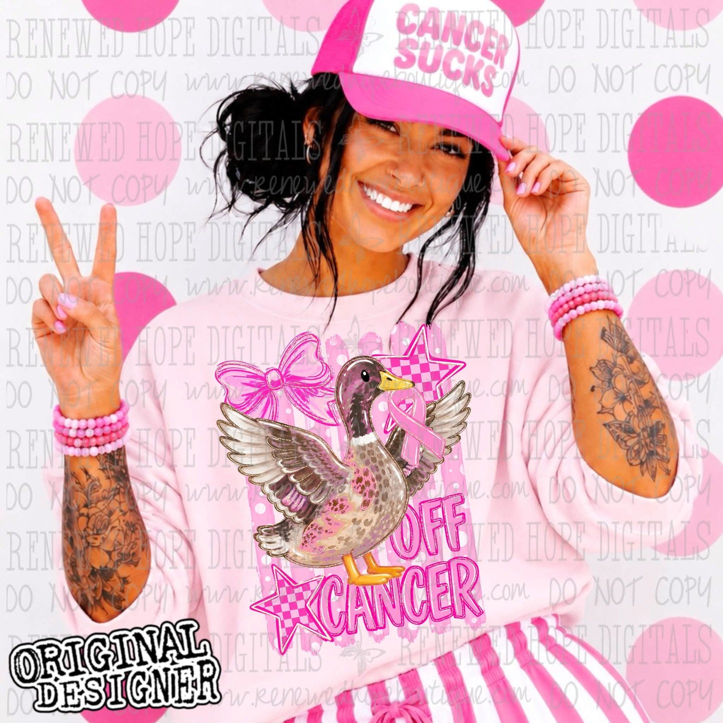 🎗️🩷DUCK OFF CANCER🩷🎗️