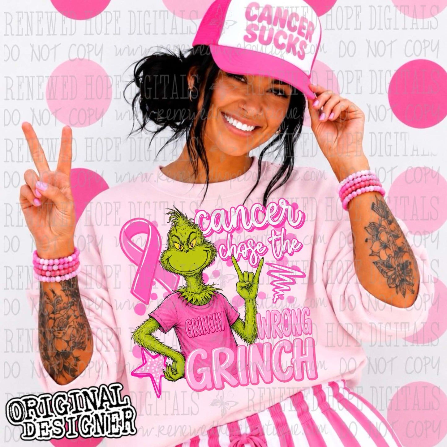 🎗️🩷 CANCER CHOSE THE WRONG G🩷🎗️