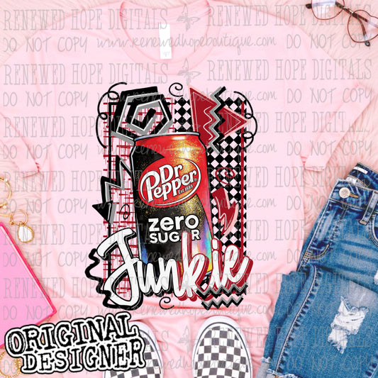 RETRO DR PEP ZERO SUGAR JUNKIE