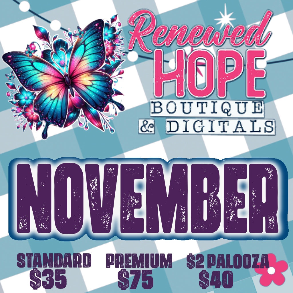 NOVEMBER 2025 DESIGN DRIVE/STANDARD/PREMIUM/ $2 PALOOZA DRIVE