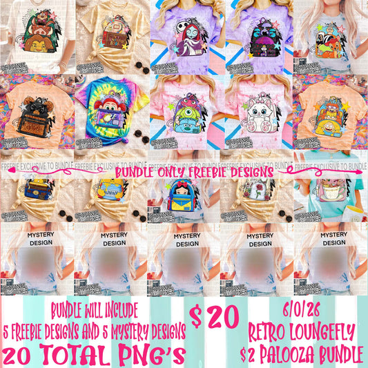 🎈🦁🎒RETRO LOUNGEFLY $2 PALOOZA BUNDLE🎒🦁🎈