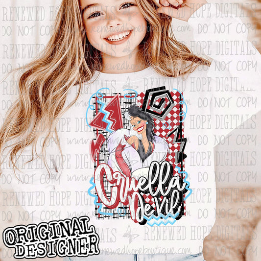 👑🔸🔻 CRUELLA RETRO 👑🔸🔻