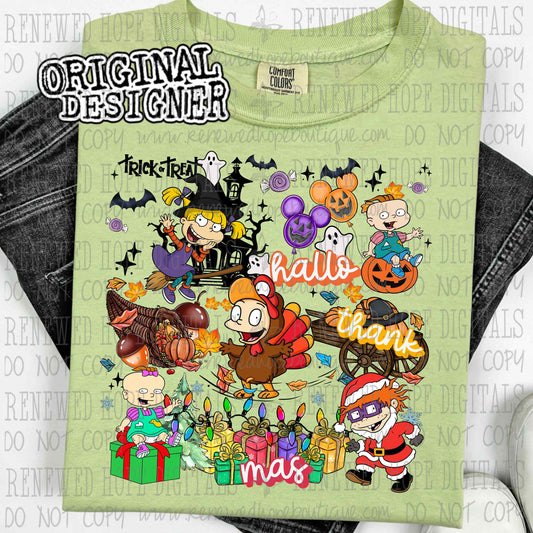 🧡RUGRAT HALLO-THANK-MAS🎃🦃🎄