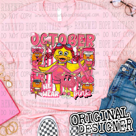 🍟IN OCTOBER WE WEAR PINK🩷