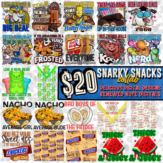 Snarky Snacks Collab w/ Delicious Digital Designs