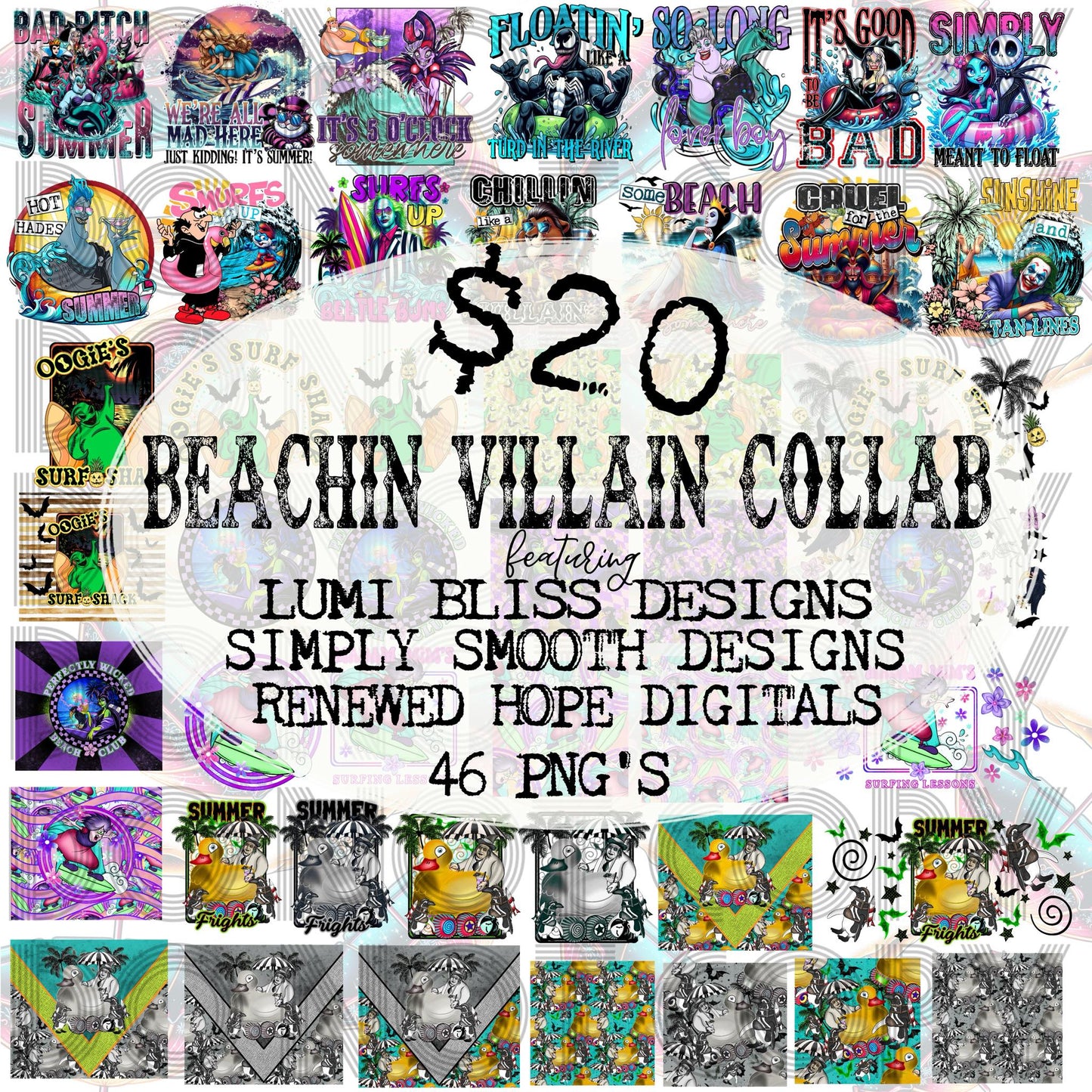 Beachin Villains Collab w/ Simply Smooth & Lumi Bliss