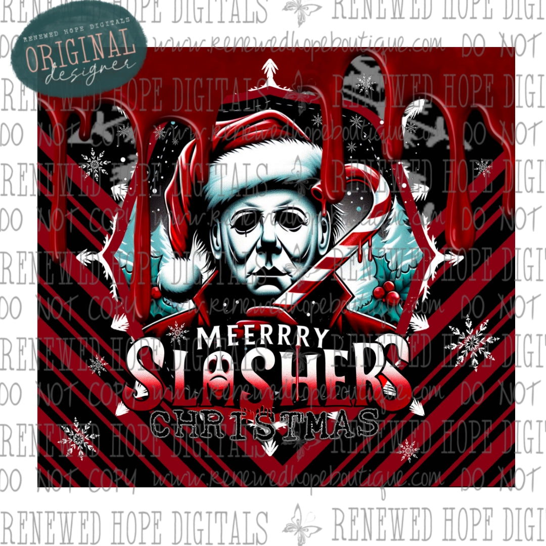 🎅 Meerrry Slashers Christmas Tumbler 🔪