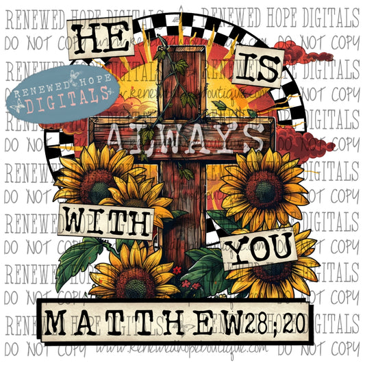 ✝️ He Is Always With You 🌻