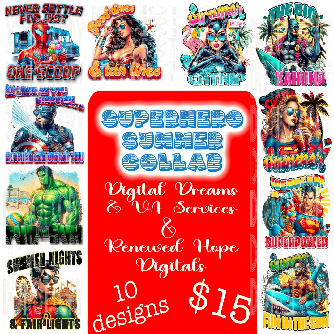 Superhero Summer Collab w/ Digital Dreams And VA Services