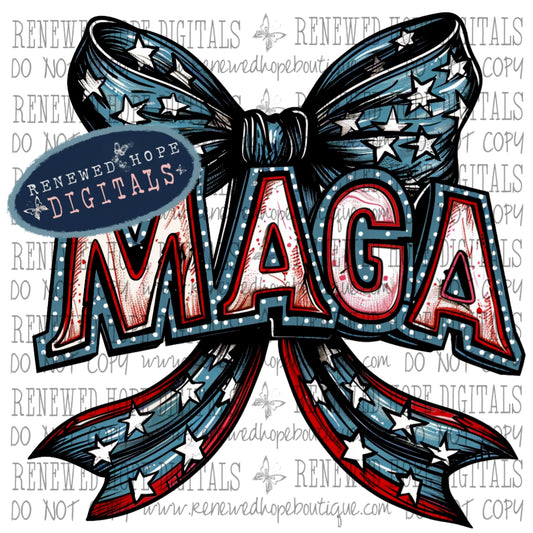 🎀 Maga Bow - Full Color 🇺🇸