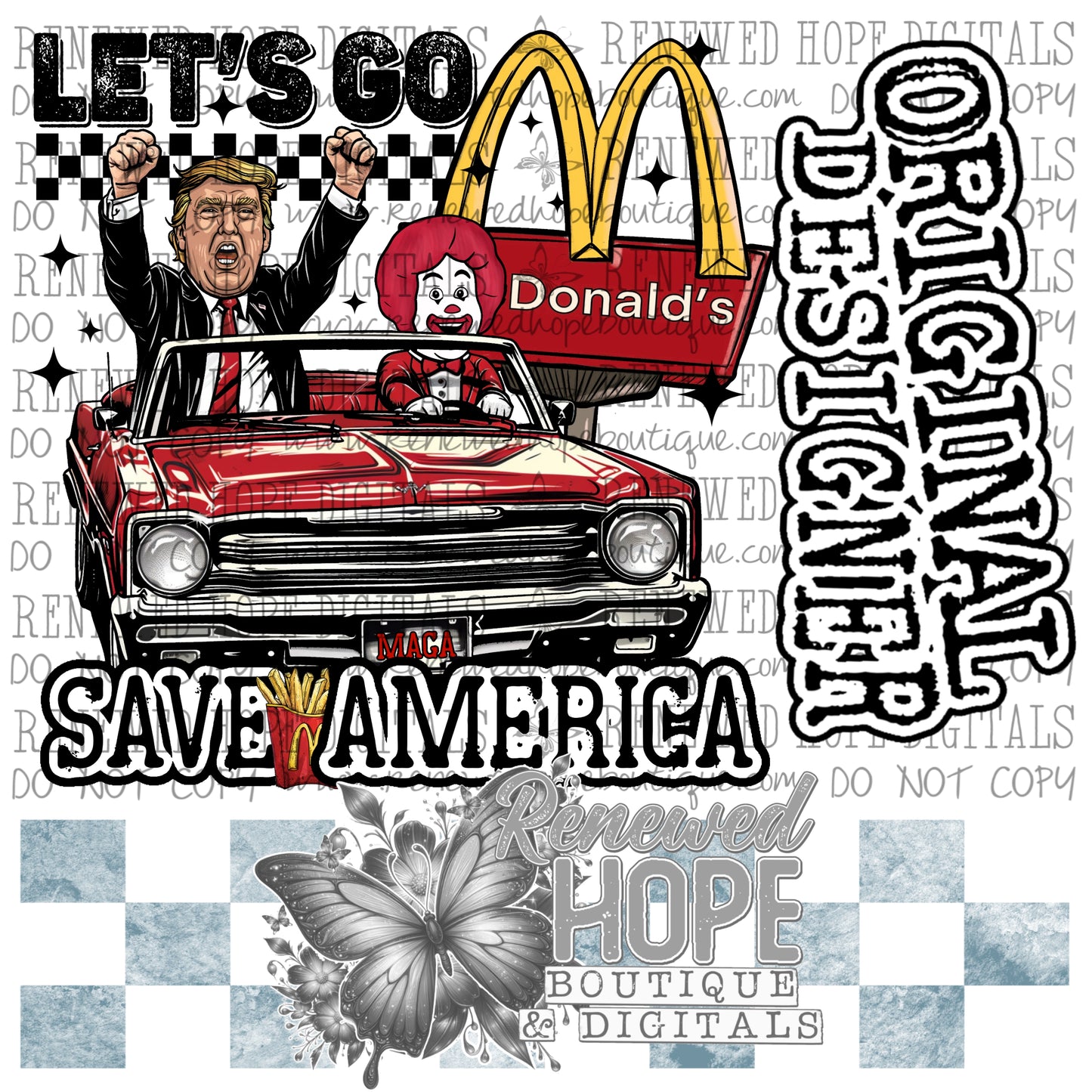 🇺🇸DT Let's Go Save America 🍟