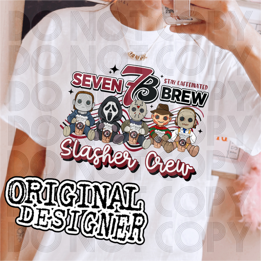 ☕️STAY CAFFEINATED SLASHER CREW 7B☕️